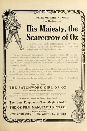 His Majesty, the Scarecrow of Oz