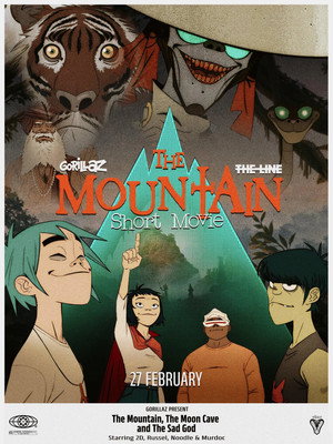 Gorillaz Present: The Mountain, The Moon Cave and The Sad God (2026) Movie poster