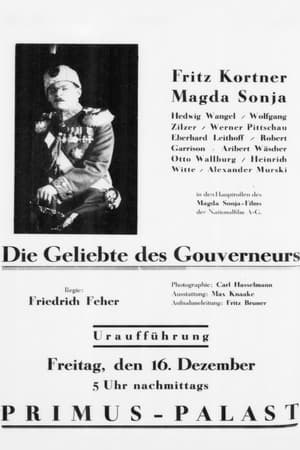 Poster Die Geliebte des Gouverneurs (1927)