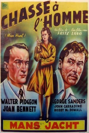 Poster Chasse à l'homme 1941