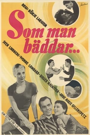 Poster Som man bäddar... 1957