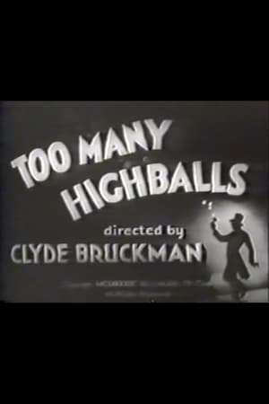Poster Too Many Highballs 1933