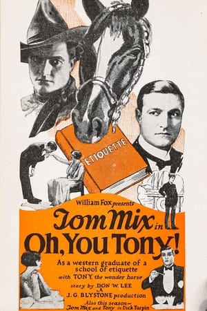 Poster Oh, You Tony! (1924)