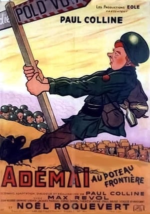Poster Adémaï au poteau-frontière 1950