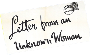 Letter from an Unknown Woman