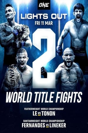 Poster ONE Championship: Lights Out (2022)