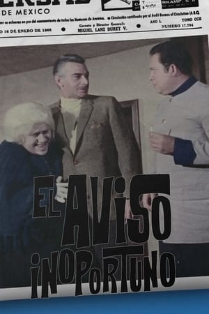 Poster El aviso inoportuno (1969)