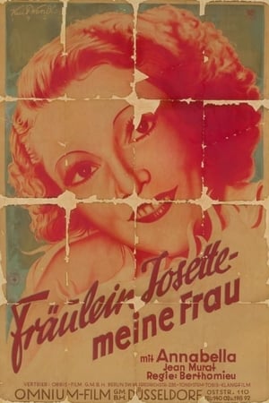 Poster Fräulein Josette - Meine Frau 1926
