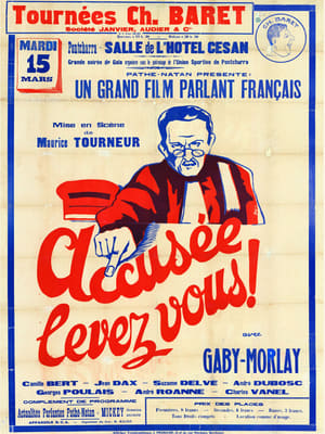 Poster Accused, Stand Up! (1930)