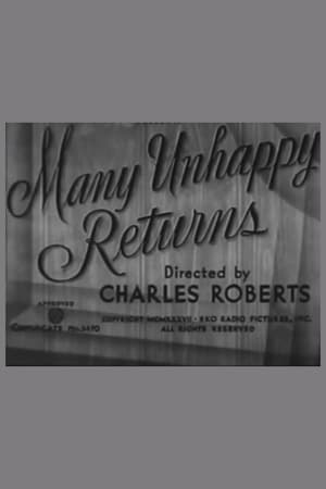 Poster Many Unhappy Returns 1937