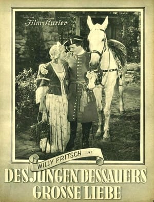 Poster Des jungen Dessauers grosse Liebe 1933