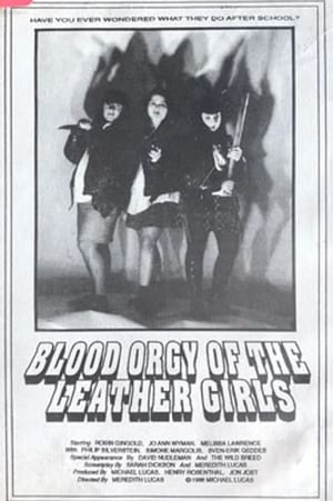 Poster Blood Orgy of the Leather Girls 1988