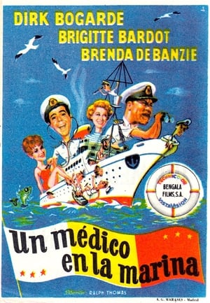 Poster Un médico en la marina 1955