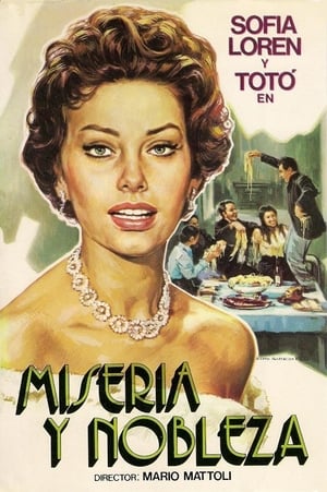 Poster Miseria y nobleza 1954