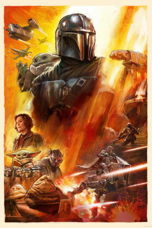 poster Star Wars: The Mandalorian and Grogu