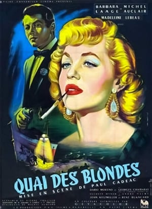 Poster Quai des blondes 1954