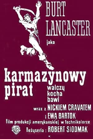 Poster Karmazynowy pirat 1952