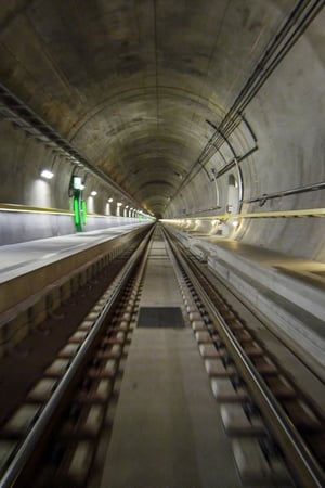 Gotthard Base Tunnel, Gotthard, Switzerland poster