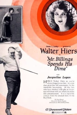 Poster Mr. Billings Spends His Dime 1923