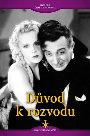 Poster Důvod k rozvodu 1937