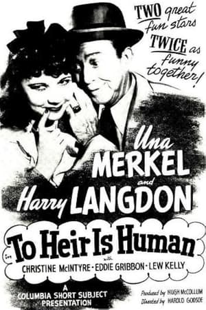 Poster To Heir Is Human (1944)