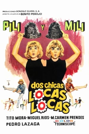 Poster Dos chicas locas locas 1965