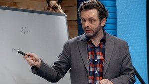 Comedy Bang! Bang! Michael Sheen Wears a Plaid Button Down and Grey Blazer