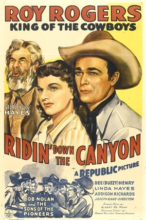 Poster Ridin' Down the Canyon (1942)