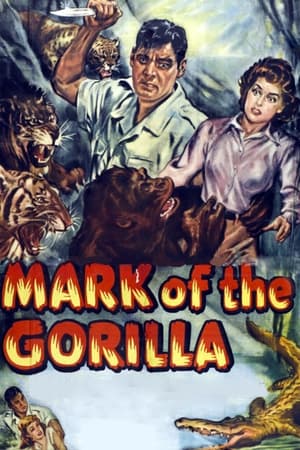 Poster Jungle Jim  dans l'antre des gorilles 1950