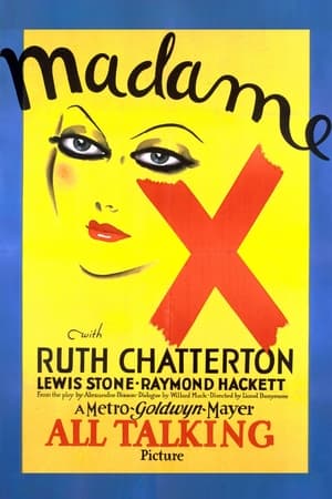 Poster Madame X 1929