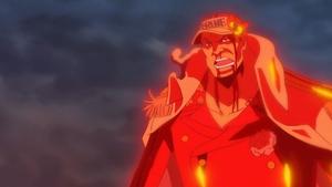 Image Akainu's Tenacity! The Fist of Magma Attacks Luffy