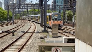 Inside Central Station Woman Faints Into Train