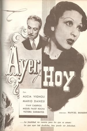 Poster Ayer y hoy (1934)