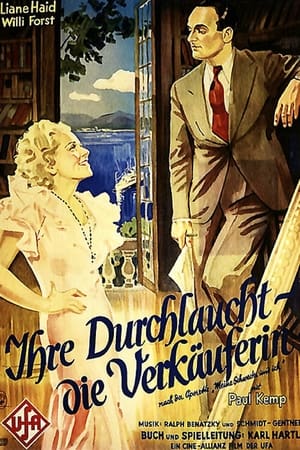Poster Ihre Durchlaucht, die Verkäuferin 1934