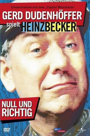 Poster Gerd Dudenhöffer - Null und Richtig (2003)