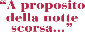 Sobre Ontem a Noite — Logos 4