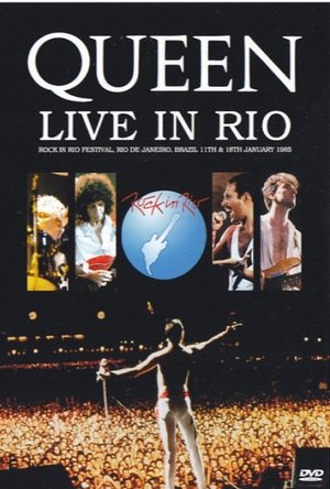 Poster Queen Live in Rock in Rio (1985)