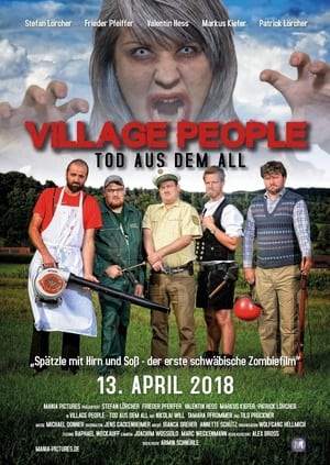 Poster Village People - Tod aus dem All 2018