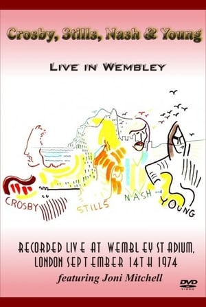 Crosby, Stills, Nash & Young - Live in Wembley 1974 poster