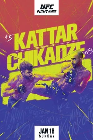 Poster UFC on ESPN 32: Kattar vs. Chikadze 2022