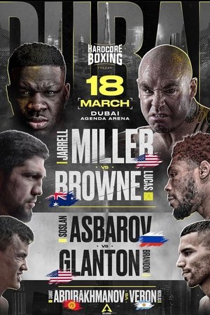 Poster Jarrell Miller vs. Lucas Browne (2023)