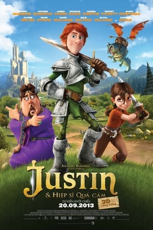 Poster Justin & Hiệp Sĩ Quả Cảm 2013