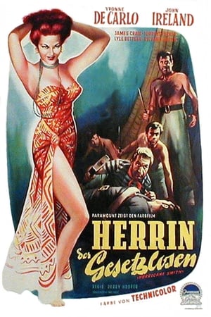 Poster Herrin der Gesetzlosen 1952