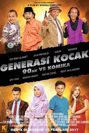 Poster Generasi Kocak: 90-an vs Komika 2017