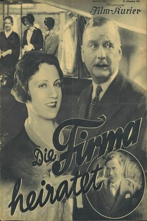 Poster Die Firma heiratet 1931