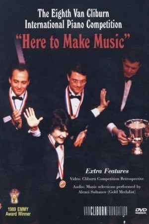 Poster Eighth Van Cliburn International Piano Competition: Here to Make Music 1989