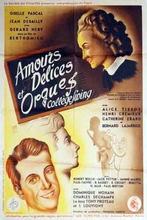 Poster Amours, Délices et Orgues 1946