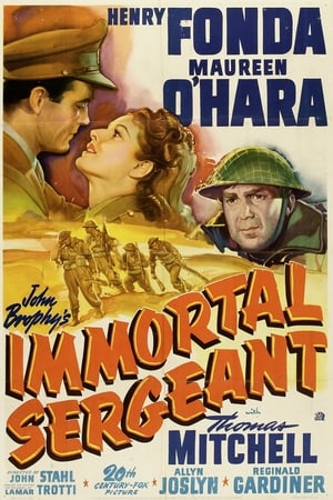 Poster Immortal Sergeant 1943