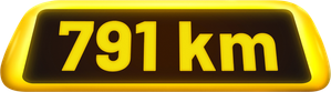 791 km — Logos 1