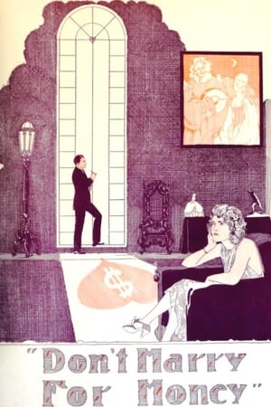 Poster Don't Marry for Money 1923